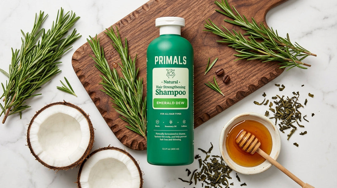 PRIMALS natural shampoo for men hair loss